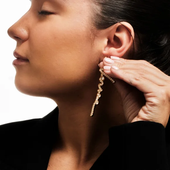 Versace Gold Earrings!! - Picture 4 of 7